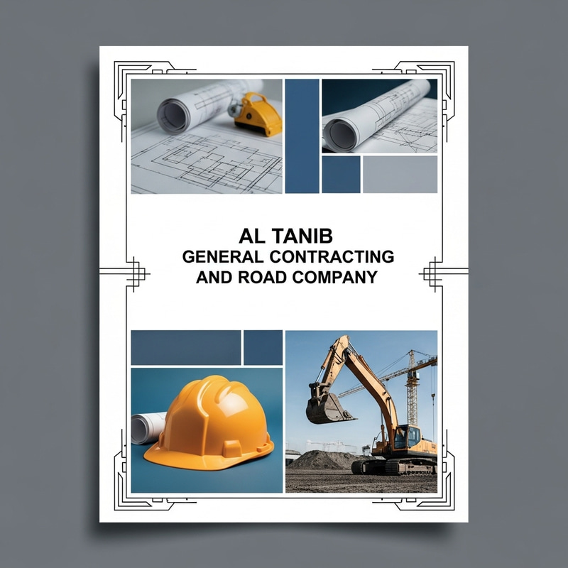 Professional Cover Page for Al-Tanib General Contracting Company