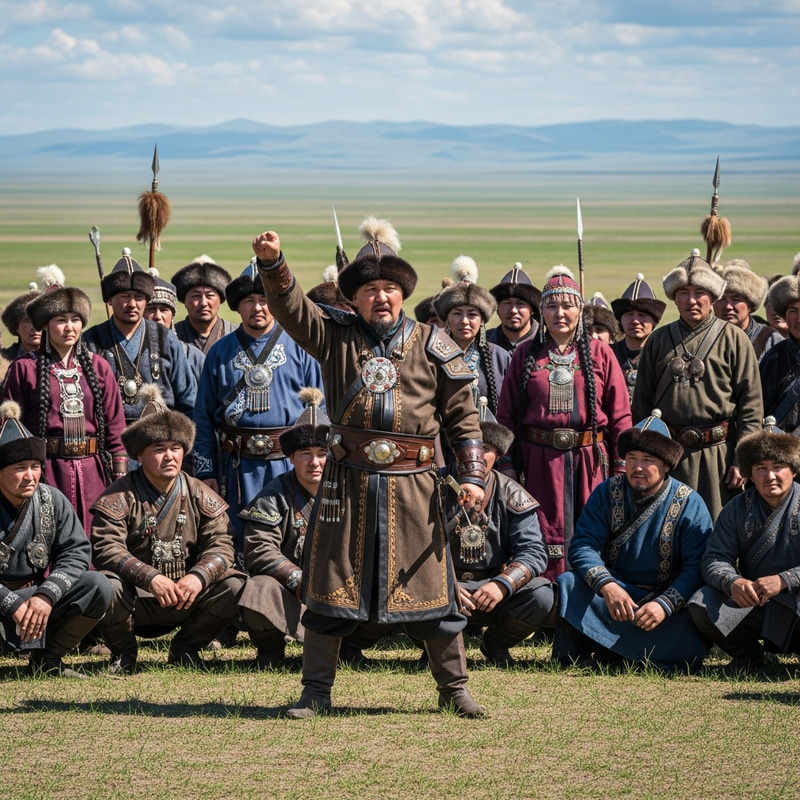 Tribal Assembly in Kazakh Steppe | Grand War Rally Tribal Assembly in Kazakh Steppe | Grand War Rally