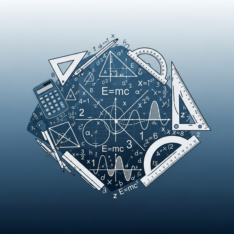 Mathematics Profile Picture: Geometric Symbols & Mathematical Tools in Blue Gradient Mathematics Profile Picture: Geometric Symbols & Mathematical Tools in Blue Gradient