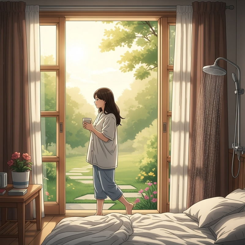 Tranquil Morning Scenes: Nourishing Aura Slowly