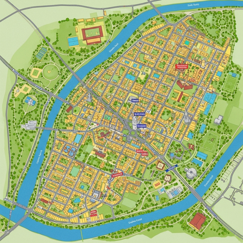 Subiaco City Aerial Site Plan | Urban Development Layout Subiaco City Aerial Site Plan | Urban Development Layout