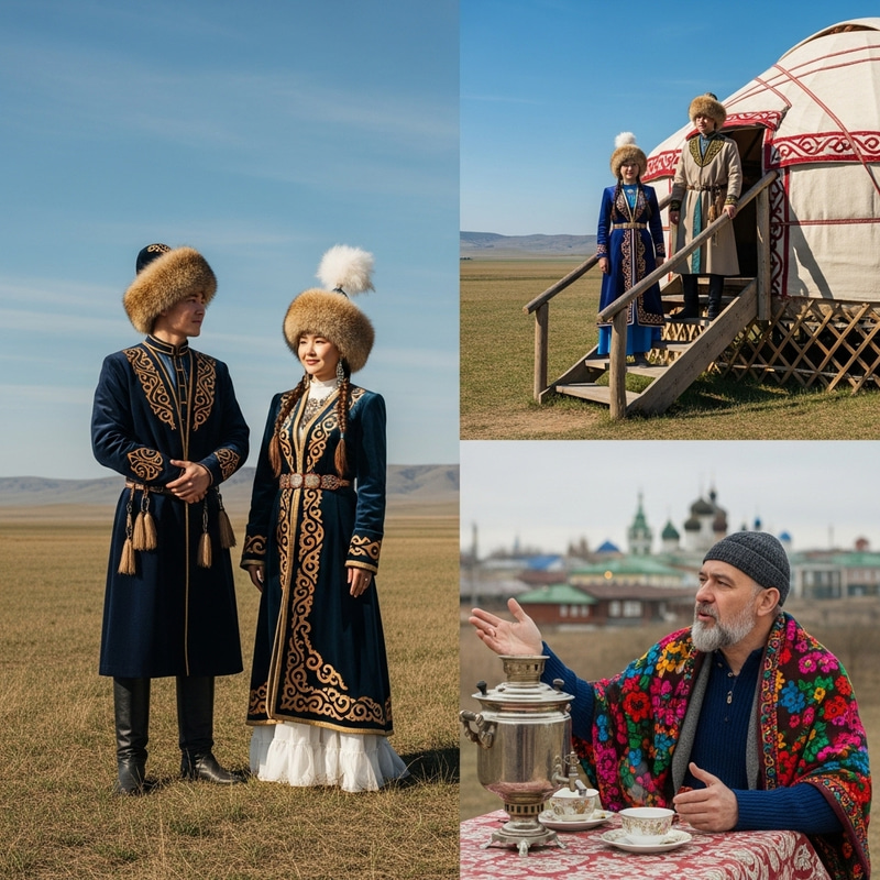 Kazakh and Volga Traditional Encounters in Steppe and Yurt Kazakh and Volga Traditional Encounters in Steppe and Yurt