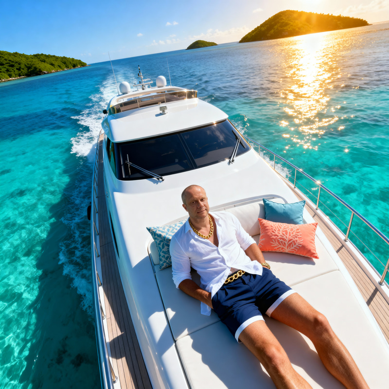 Luxurious Private Yacht Experience in Crystal Waters Luxurious Private Yacht Experience in Crystal Waters