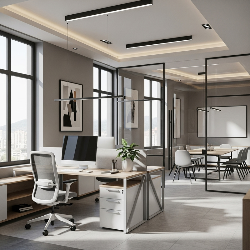Modern Minimalist Accounting Office Design
