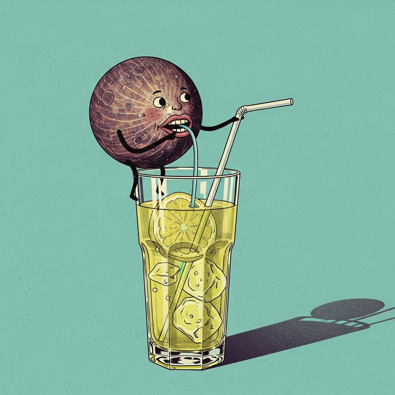 Mercury Planet Drinks Gatorade in Vintage Style Mercury Planet Drinks Gatorade in Vintage Style