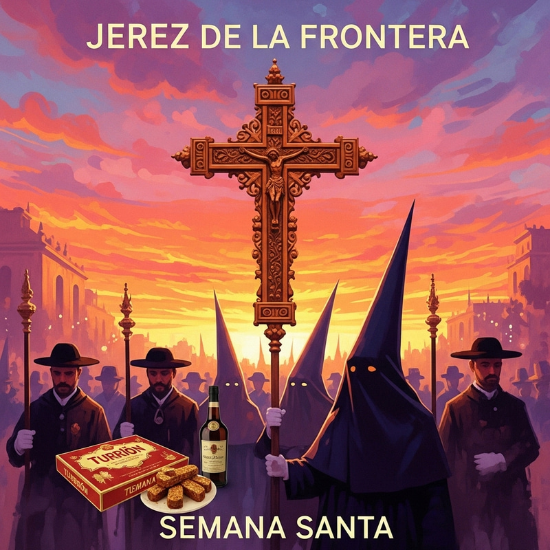 Semana Santa Poster in Jerez de la Frontera