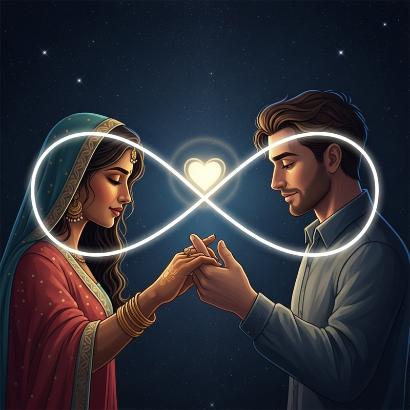 Endless Love Symbol | Interconnected Hands Embodying Diversity Endless Love Symbol | Interconnected Hands Embodying Diversity