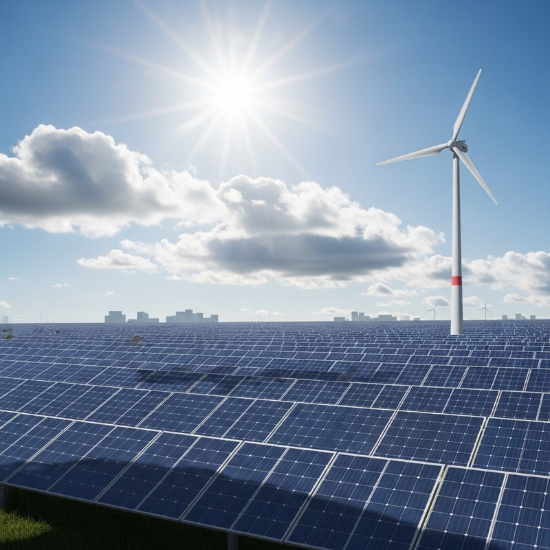 Serene Solar Landscape | Renewable Energy Solutions Serene Solar Landscape | Renewable Energy Solutions