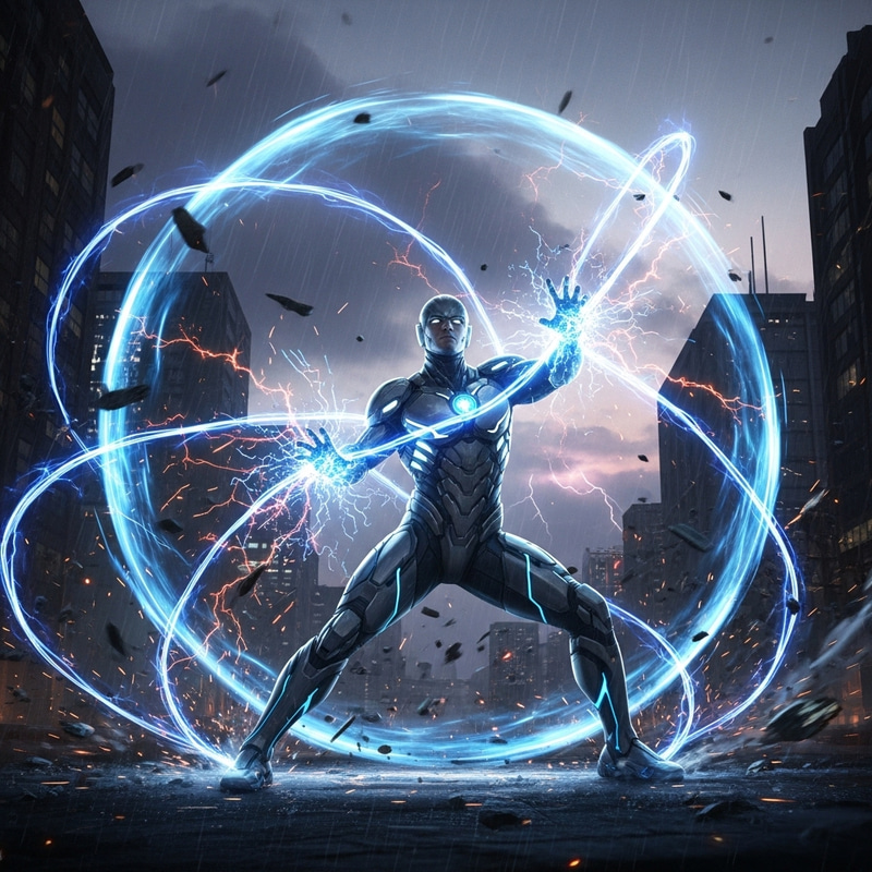 Powerful Energy Field Enveloping Character | YourSite Powerful Energy Field Enveloping Character | YourSite