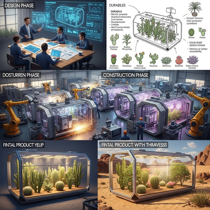Desert Plant Cultivation Capsule Manufacturing for Desert Flora Desert Plant Cultivation Capsule Manufacturing for Desert Flora