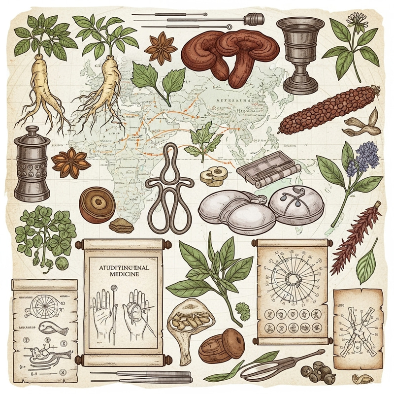 Vintage Aesthetic of Traditional Oriental Medicine History Vintage Aesthetic of Traditional Oriental Medicine History