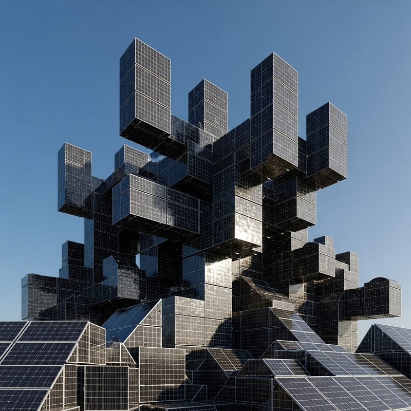 Abstract Solar Panels Art | Solar Installation Design Abstract Solar Panels Art | Solar Installation Design