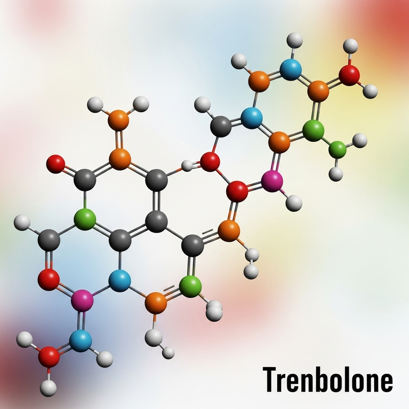 Trenbolone Molecular Structure - Abstract Representation Trenbolone Molecular Structure - Abstract Representation