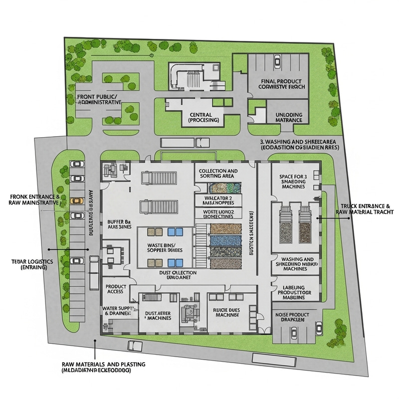 Detailed Floor Plan for Raw Material Reception Area - Design and Layout Detailed Floor Plan for Raw Material Reception Area - Design and Layout