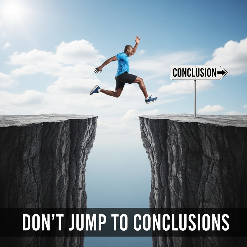 Avoid Assumptions: Think Before You Leap