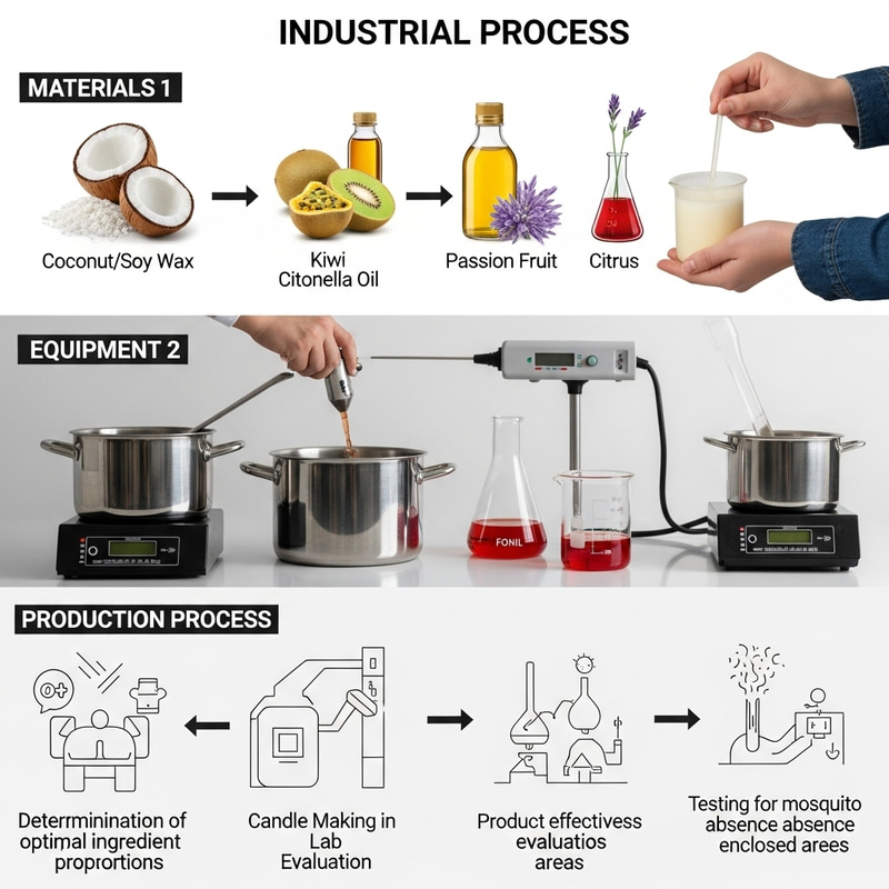 SPC Candle Manufacturing: Materials, Equipment, Production Process