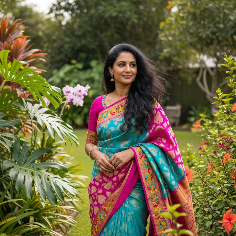 Elegant South Asian Woman | Cultural Beauty Elegant South Asian Woman | Cultural Beauty