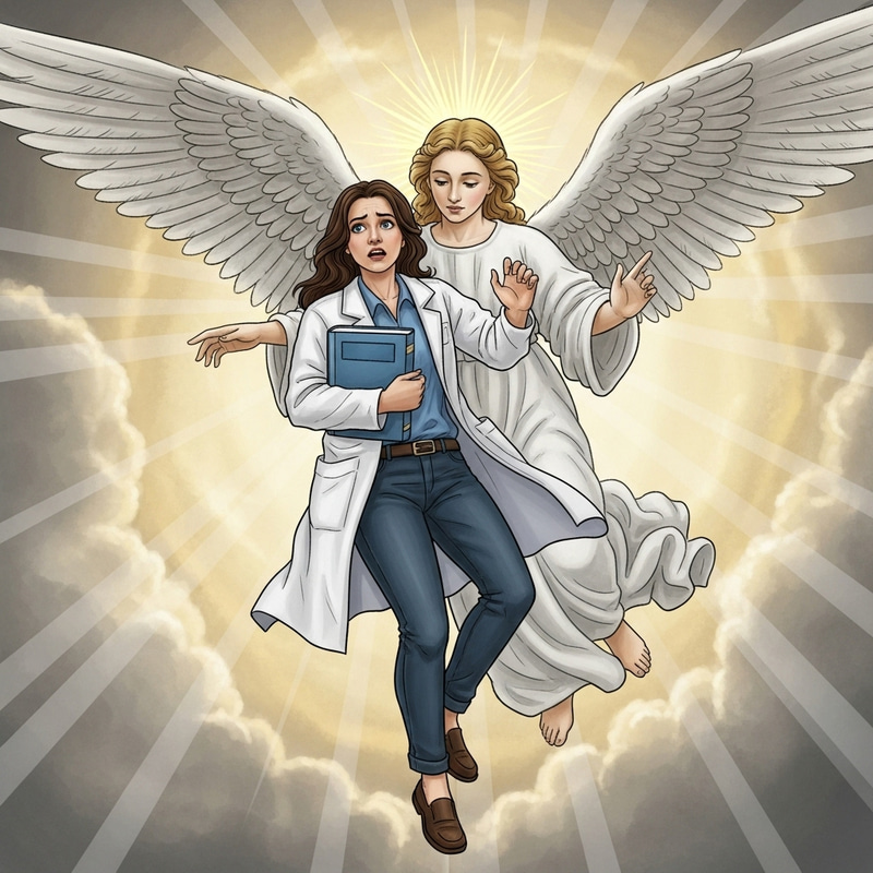 Scared Medical Student Saved by Angel | Miraculous Moment Scared Medical Student Saved by Angel | Miraculous Moment