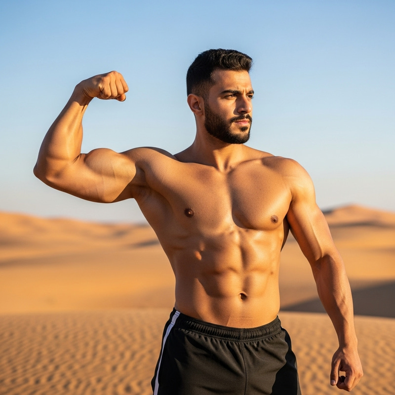 Muscular Man, Middle-Eastern