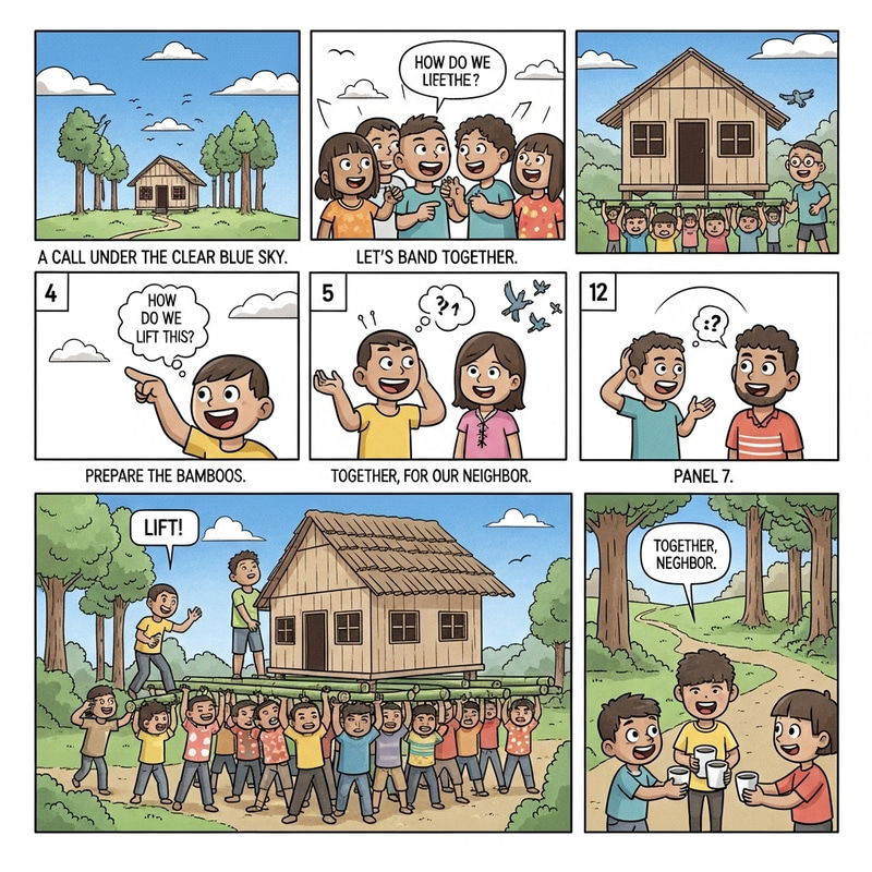 Bayanihan Comic Strip: A Forest Tale of Unity and Community Spirit Bayanihan Comic Strip: A Forest Tale of Unity and Community Spirit