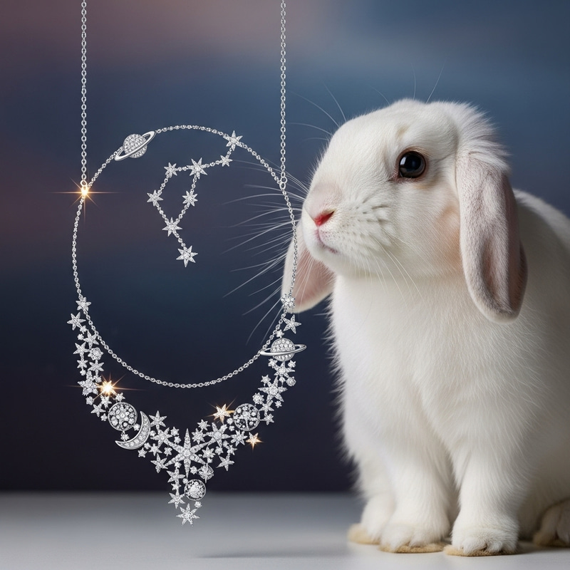 Orion Necklace & Rabbit | Mystical Cosmic Jewelry and Bunny Orion Necklace & Rabbit | Mystical Cosmic Jewelry and Bunny
