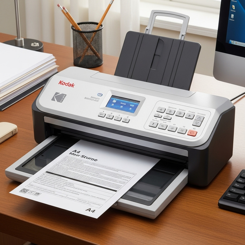 Professional Kodak Scanner | Efficient Workspace Image
