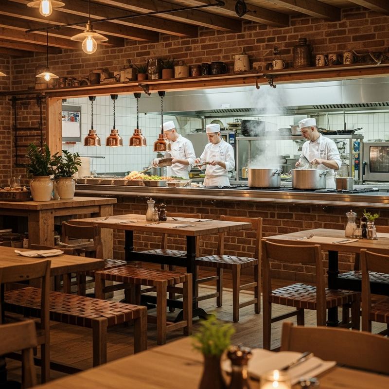 Rustic Cafeteria: Heartwarming Dining Experience Rustic Cafeteria: Heartwarming Dining Experience