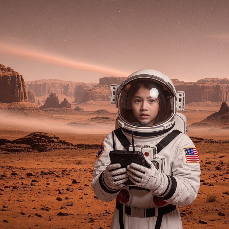 Thai Girl Lost on Mars Exploration