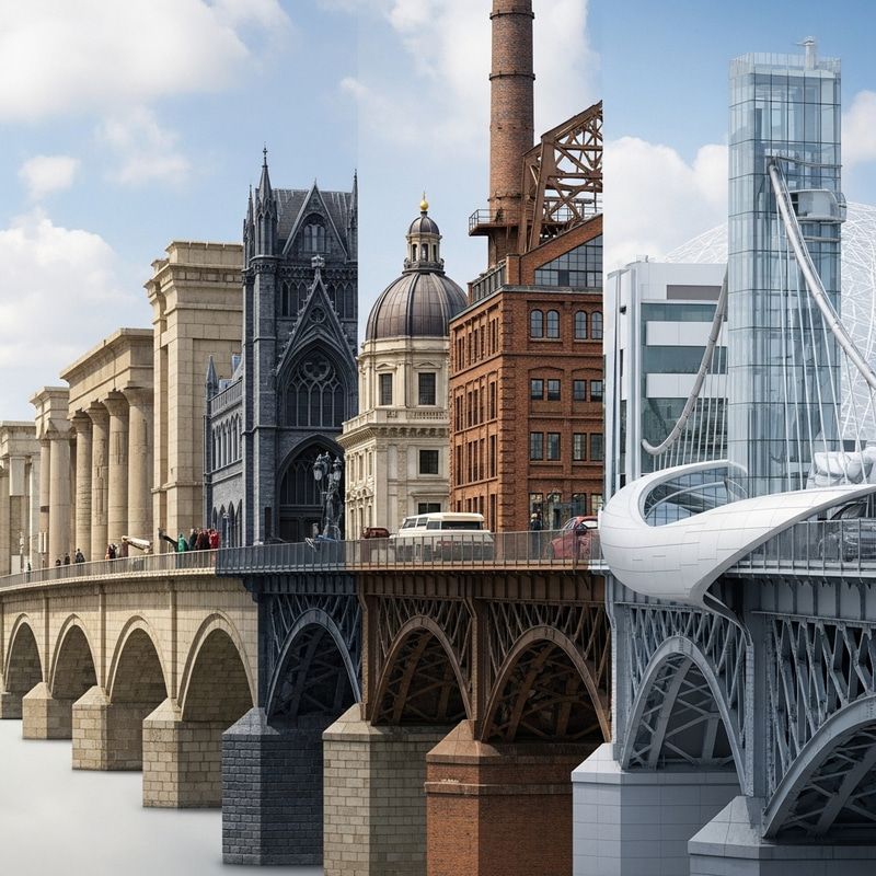 Bridge of Time: Journey Through Architectural History Bridge of Time: Journey Through Architectural History