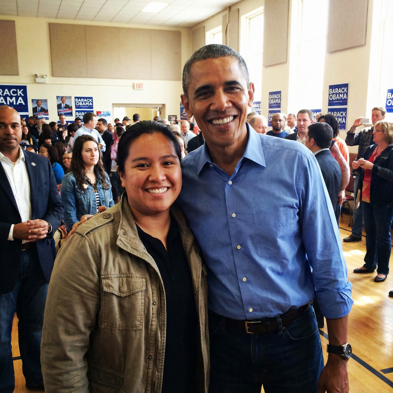 Photo of Me with Barack Obama Photo of Me with Barack Obama
