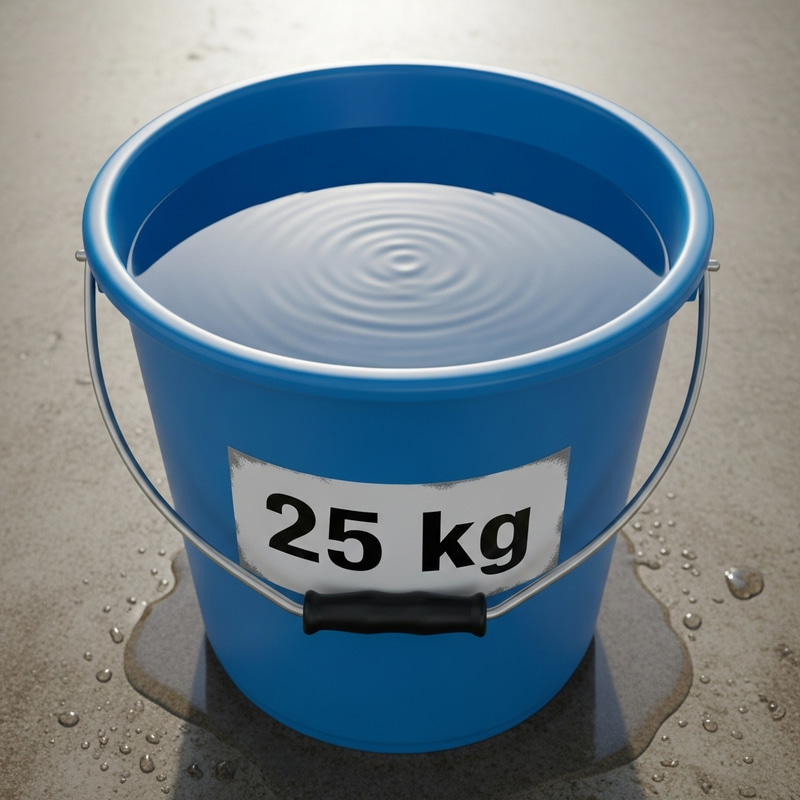 Authentic Blue 25kg Water Bucket Authentic Blue 25kg Water Bucket
