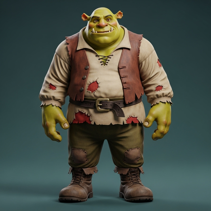 Shrek | Friendly Ogre Character | Green Forest Vibe