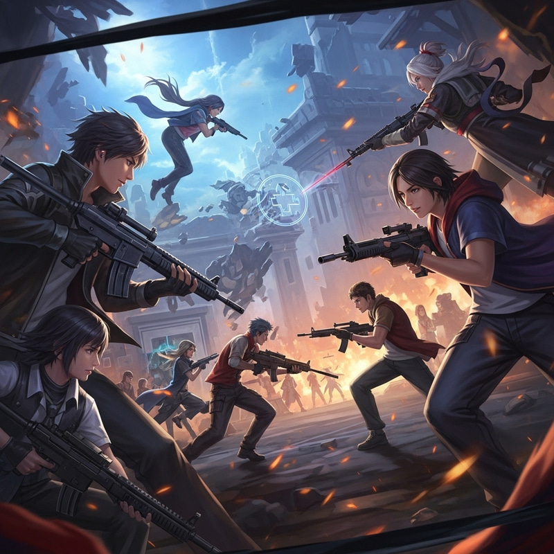 Intense BGMI Gameplay in 4K Resolution - Esports-Inspired Intense BGMI Gameplay in 4K Resolution - Esports-Inspired