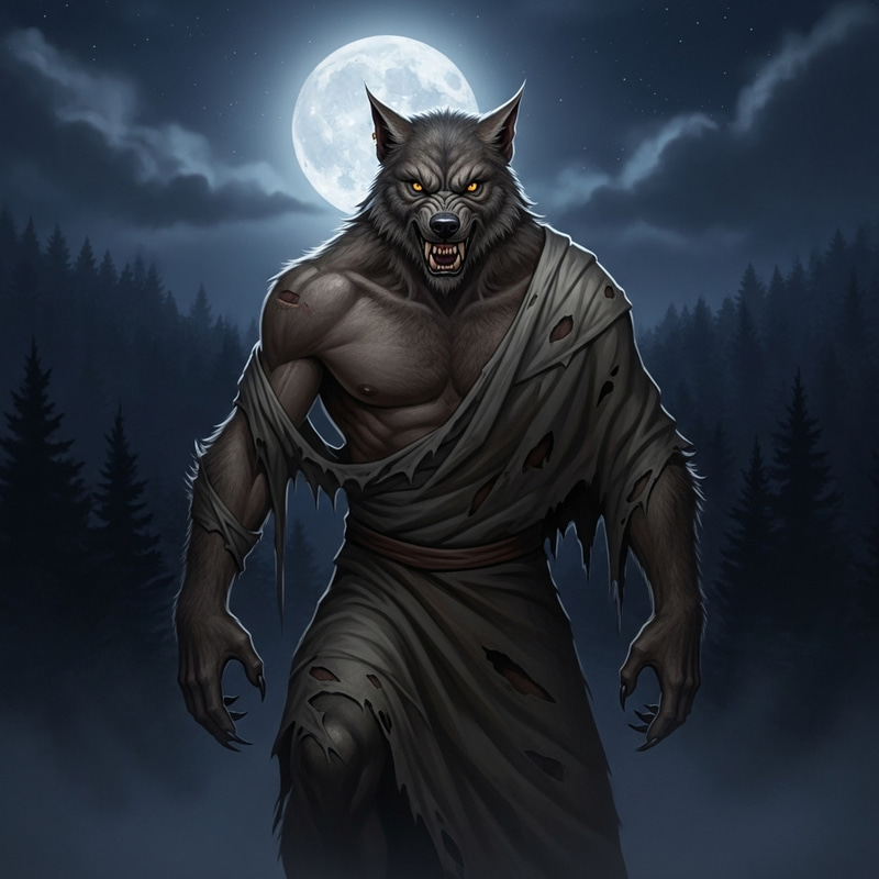 Fascinating Werewolf Transformation Under the Full Moon Fascinating Werewolf Transformation Under the Full Moon