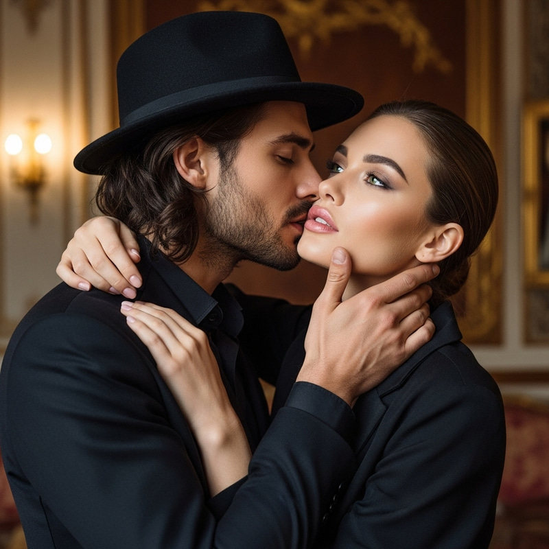 Johnny Depp and Angelina Jolie Romantic Kiss Johnny Depp and Angelina Jolie Romantic Kiss