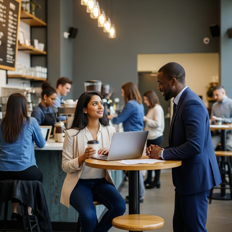 Dynamic Tech Recruiter Arranging Unsolicited Meeting with South Asian Software Engineer Dynamic Tech Recruiter Arranging Unsolicited Meeting with South Asian Software Engineer