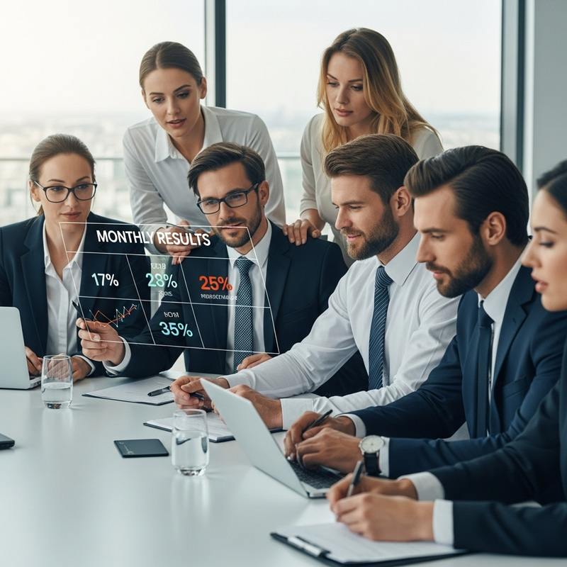 Engaged European Sales Team Emphasizing KPIs | Corporate Photoshoot Engaged European Sales Team Emphasizing KPIs | Corporate Photoshoot