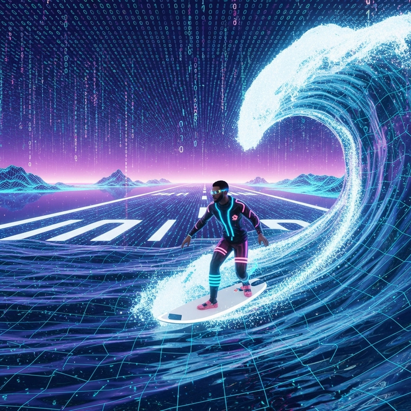 Exploring the Metaverse: A Surfer's Digital Odyssey Exploring the Metaverse: A Surfer's Digital Odyssey