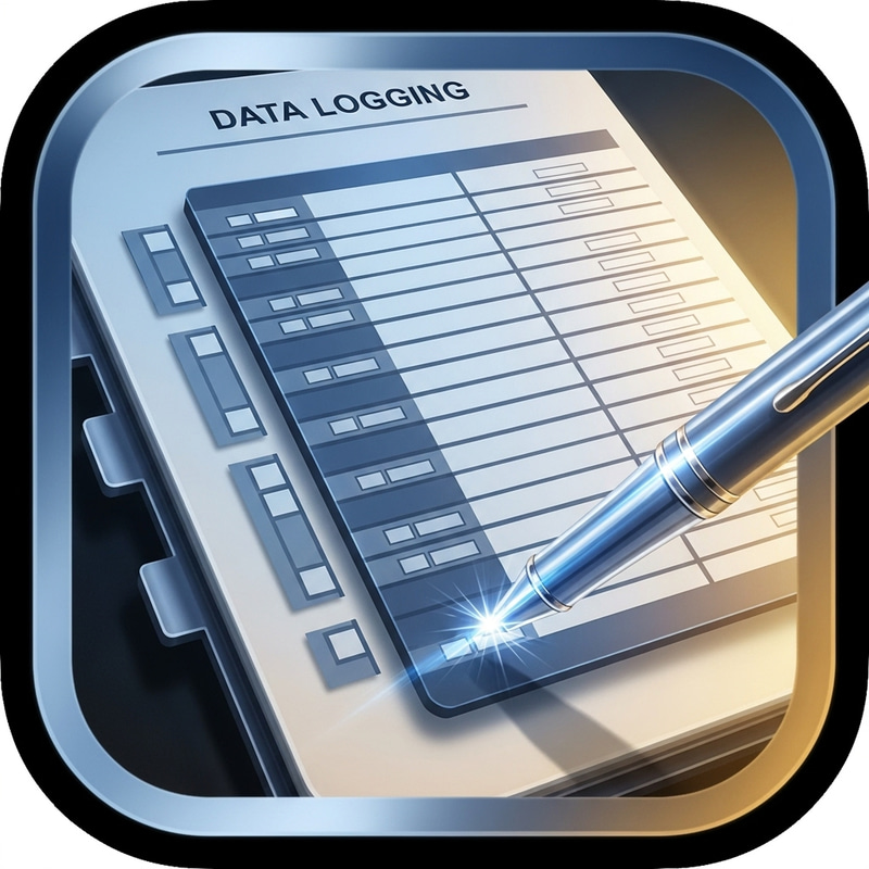 Data Logging Program | App Icon Design