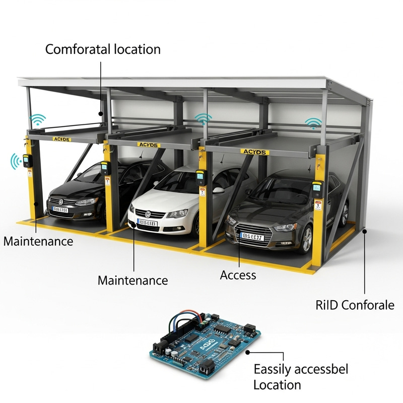 Small RFID Automated Car Parking Prototype for 3 Vehicles with Arduino Board