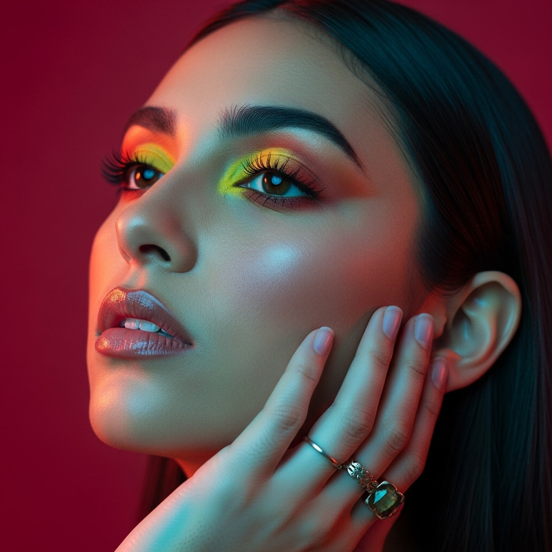 Vibrant Portrait of Daniela Michel Moreno Guzman | Bold Makeup & Fashion Style