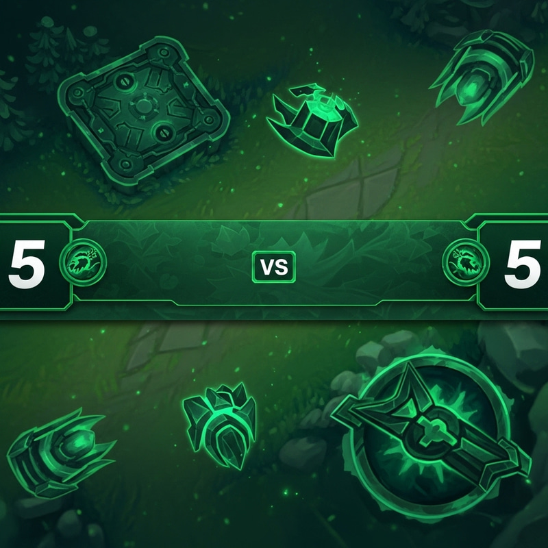 5v5 League of Legends Tournament Banner | Green Color Palette 5v5 League of Legends Tournament Banner | Green Color Palette