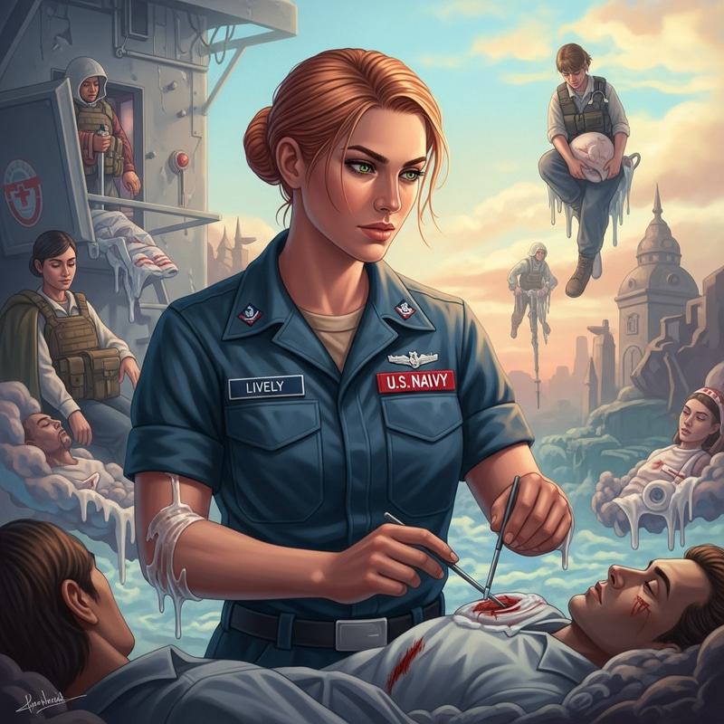 Grit and Grace: Ethereal U.S. Navy Corpsman 'LIVELY' Grit and Grace: Ethereal U.S. Navy Corpsman 'LIVELY'