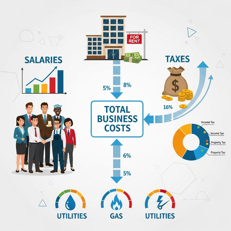 Cost of Business Operations: Rent, Salaries, Taxes & Utilities Breakdown