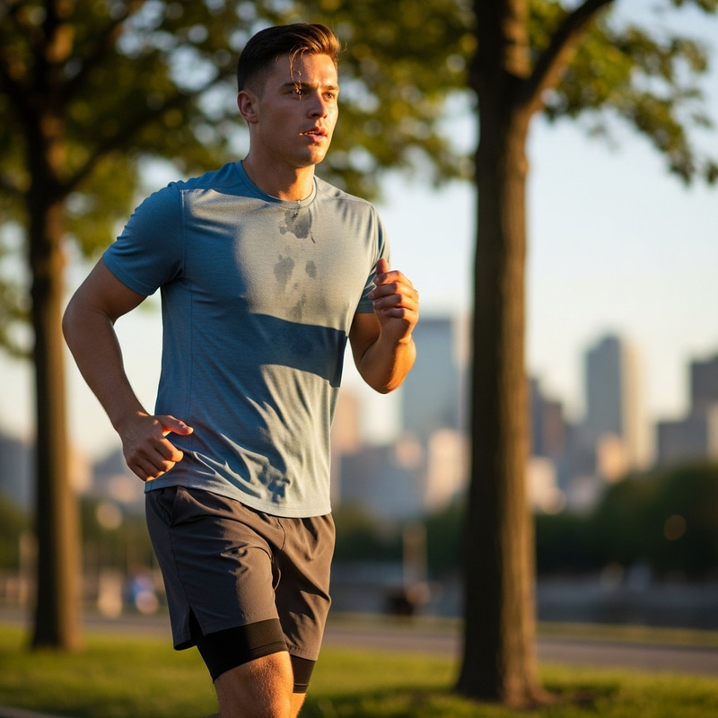 Stylish Young Man in Tight Short Shorts Stylish Young Man in Tight Short Shorts