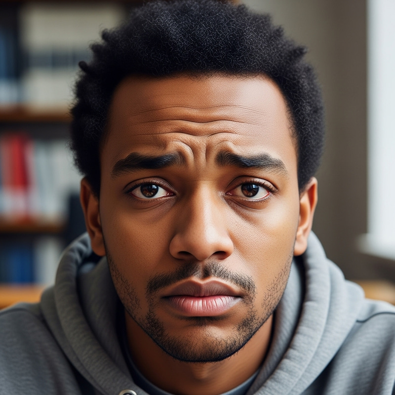 22-Year-Old Zimbabwean Student with Injured Face