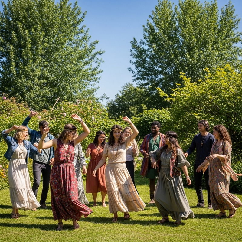 Ecstatic Dance Event with Diverse Group of Participants Ecstatic Dance Event with Diverse Group of Participants