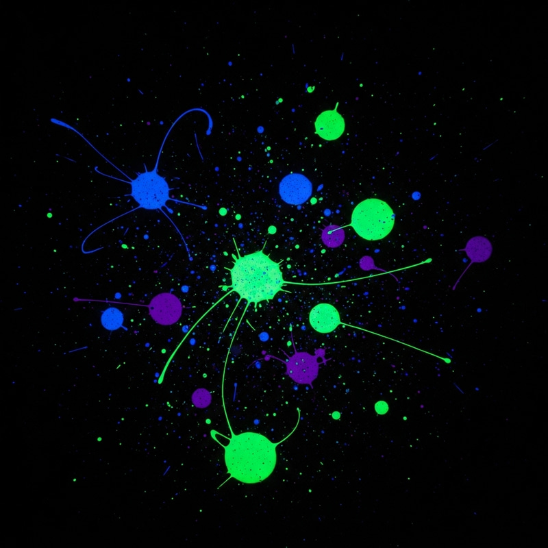 Glow in the Dark Paint: Enchanting Nebula Artwork