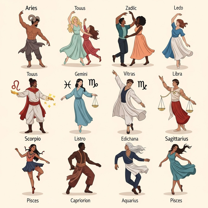 Passionate Zodiac Signs Dance Passionate Zodiac Signs Dance