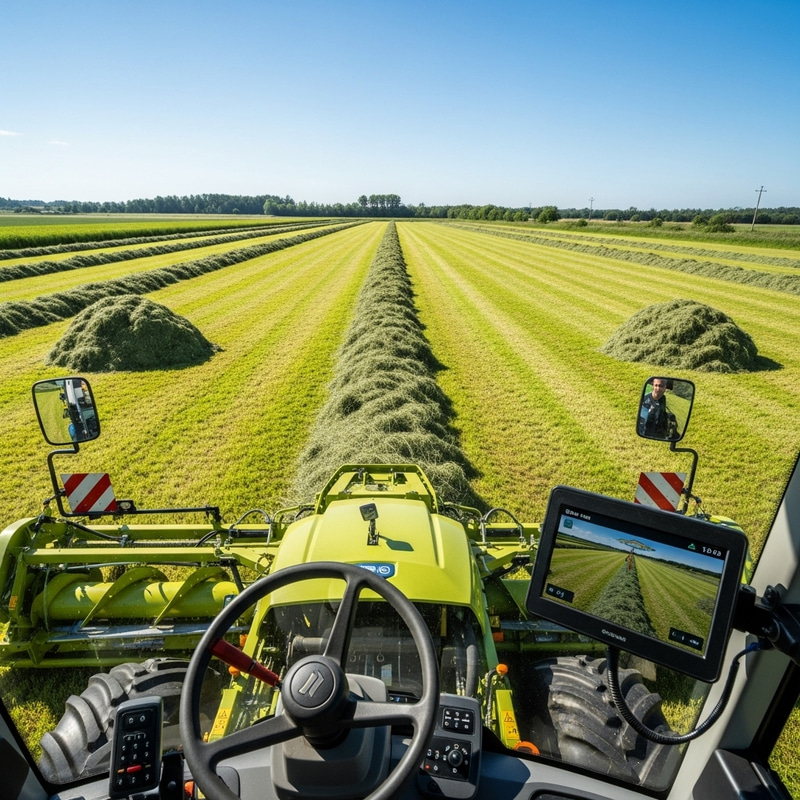 Efficient Hay & Forage Harvesting with GPS Guidance Efficient Hay & Forage Harvesting with GPS Guidance